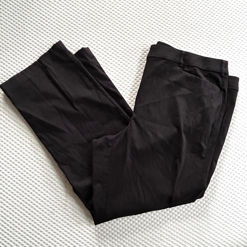 Lane Bryant Madison Pants 22 Gray Trousers Academia Career Minimalist Capsule